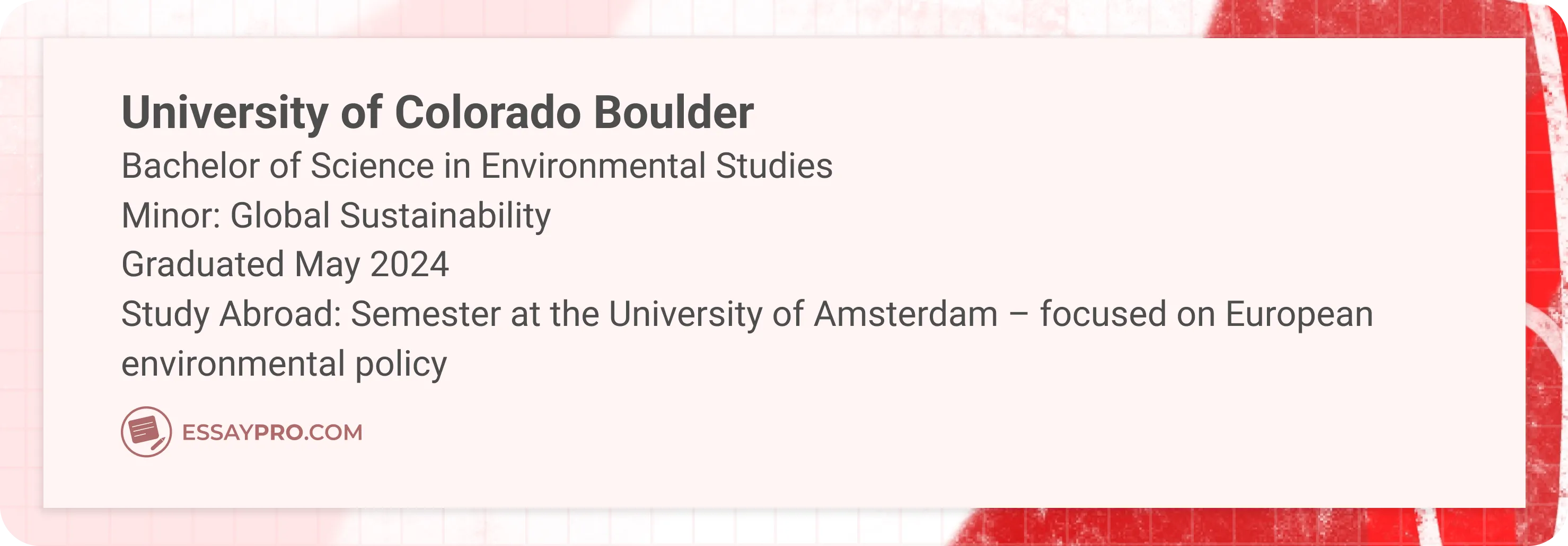 university of colorado boulder